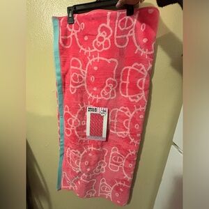 New Pink Hello Kitty Beach Towel